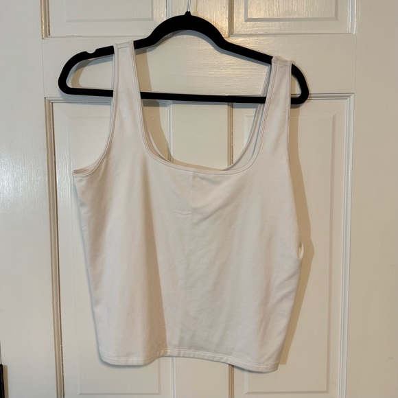 Abercrombie & Fitch Tops - Abercrombie & Fitch |Soft A&F Collection,Double Lined White Tank Top,Size XL-EUC